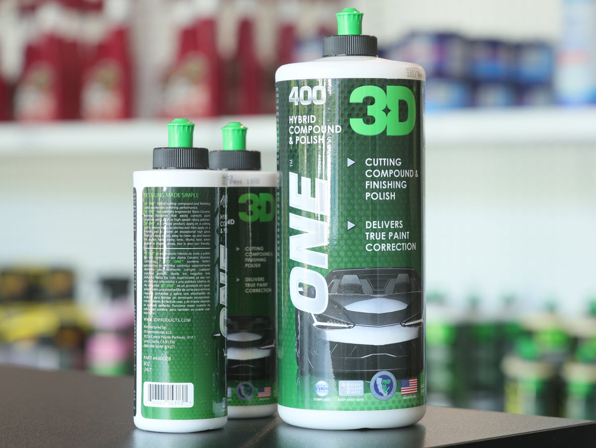 3D ONE All-In-One Compound Polish - 3D Products UK Ltd – 3D Car