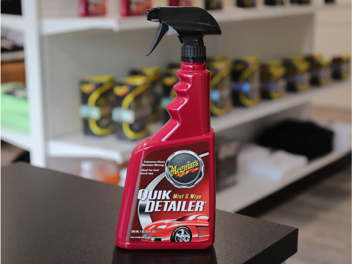 Meguiar's Quik Detailer, Mist & Wipe Car Detailing Spray, Clear Light Contaminants and Boost Shine with A Quick Detailer Spray That Keeps Paint and