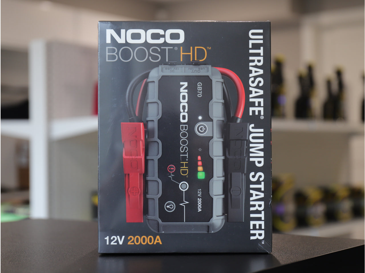 NOCO Boost HD GB70 2000A 12V UltraSafe Portable Lithium Jump Starter 