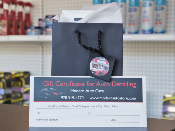 Auto Detailing Gift Certificate