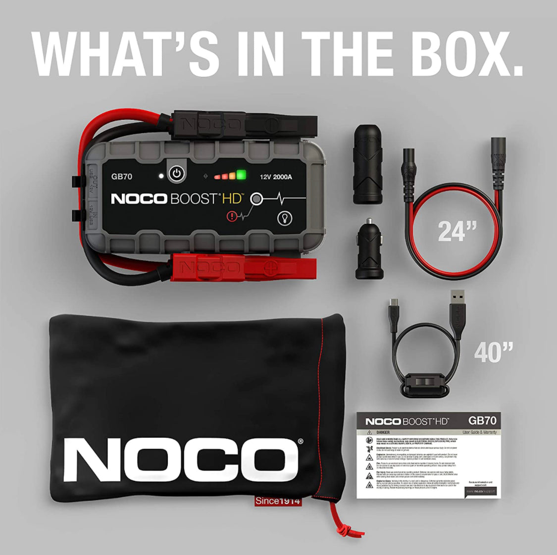 NOCO Boost HD GB70 Jump Starter